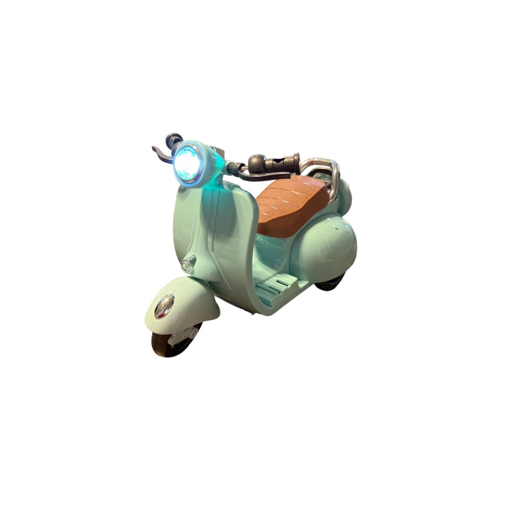 Battery Motorbike Scooter Vespa W/Lights & Sounds (NO DOLL) for dolls - 17 cm‎